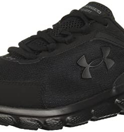 Under Armour Mens Charged Assert 9 Running Shoe, Black (002 Black, US