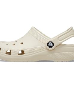 Crocs Kids’ Classic Clog | Girls and Boy Shoes, Bone, 4 US Unisex Big